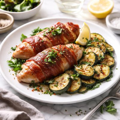 Image of Chicken Zucchini and Prosciutto
