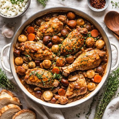 Image of Chickens Stewed with Chestnuts