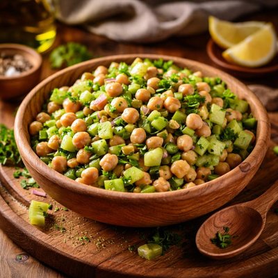 Image of Chickpea and Celery Salad
