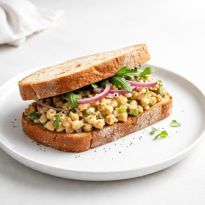 Image of Chickpea and Onion Sandwich