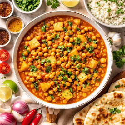 Image of Chickpea and Potato Curry