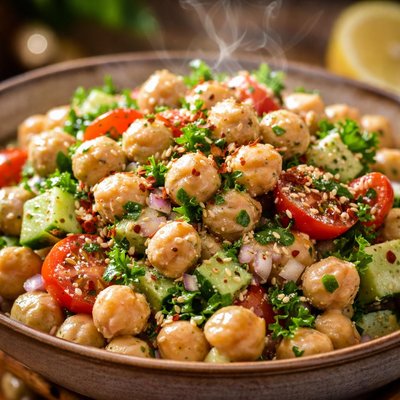 Image of Chickpea and Tahini Salad