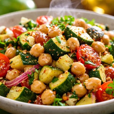 Image of Chickpea and Zucchini Salad Giada De Laurentiis