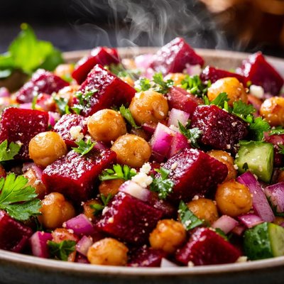 Image of Chickpea Beetroot Salad