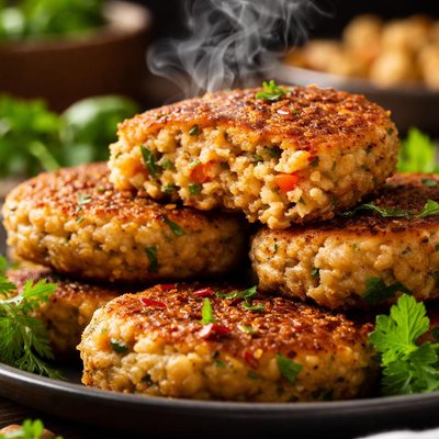 Image of Chickpea Chicken Cutlet Vegan