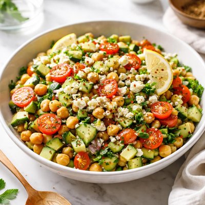 Image of Chickpea Cucumber Salad