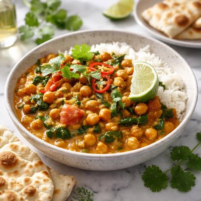 Image of Chickpea Curry Vegan Pressure Cooker