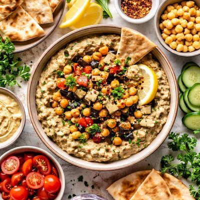 Image of Chickpea Eggplant Dip