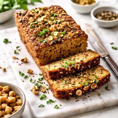 Image of Chickpea Loaf with Hazelnuts