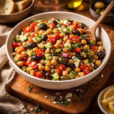 Image of Chickpea Olive Salad
