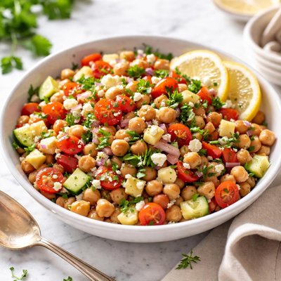 Image of Chickpea Salad Ensalada De Garbanzas