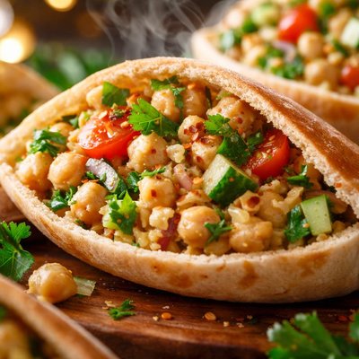Image of Chickpea Salad Pockets