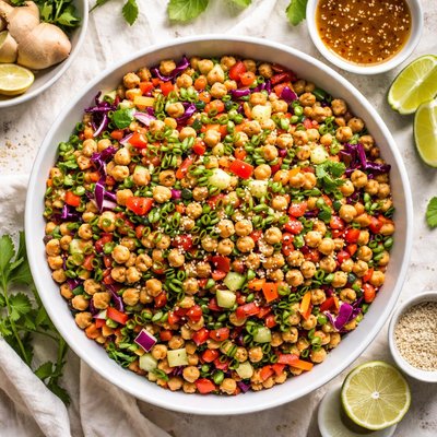 Image of Chickpea Salad with Ginger