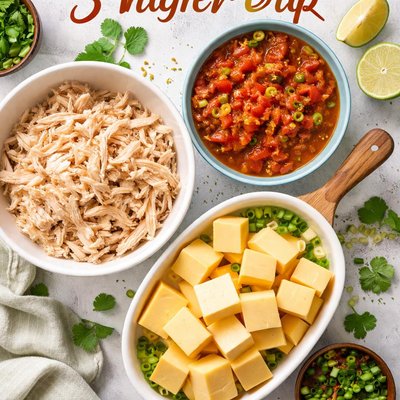 Image of Chicky Rotel Dip 3 Ingredients