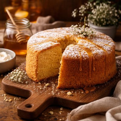 Image of Chiffon Honey Cake