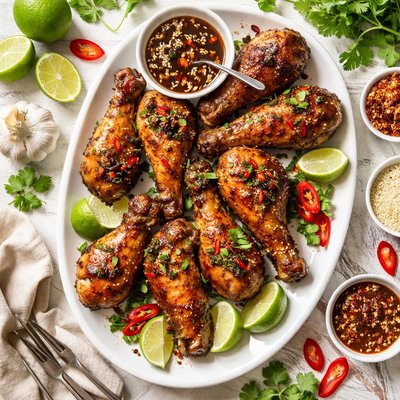 Image of Chile Garlic Chicken Legs