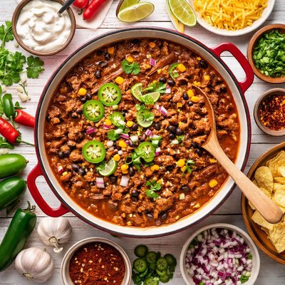 Image of Chile Lovers Spicy Three Meat Chili