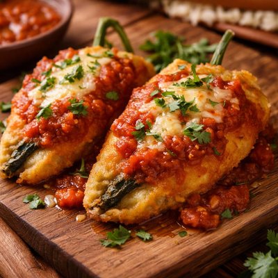 Image of Chile Rellenos the Easy Way Carrie Sheridan