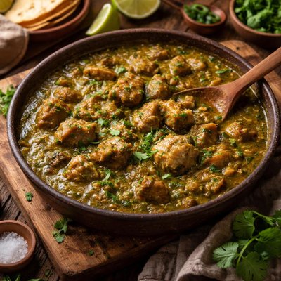 Image of Chile Verde Chicken or Pork