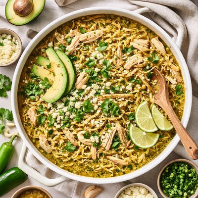 Image of Chile Verde Fideo with Chicken