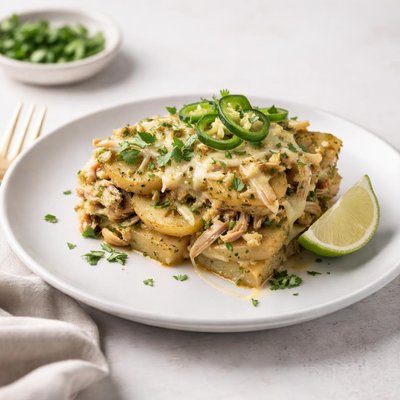 Image of Chile Verde Potato Bake
