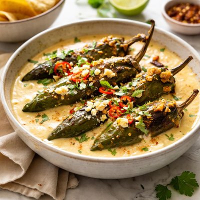 Image of Chiles Con Queso Chilies in Cheese Sauce