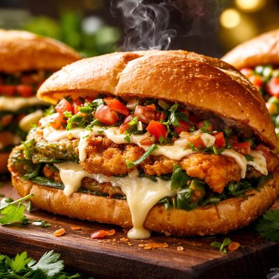 Image of Chiles Rellenos Sandwiches