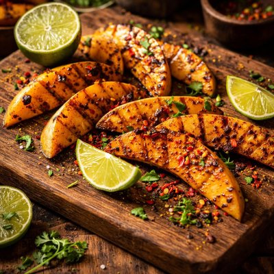 Image of Chili and Lime Grilled Mangoes