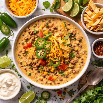 Image of Chili Cheddar Jalapeno Soup