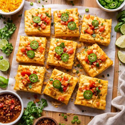 Image of Chili Cheese Grits Squares