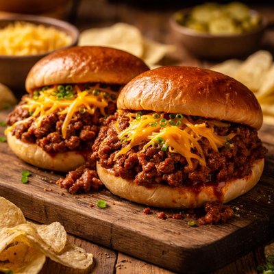 Image of Chili Cheese Sloppy Joes