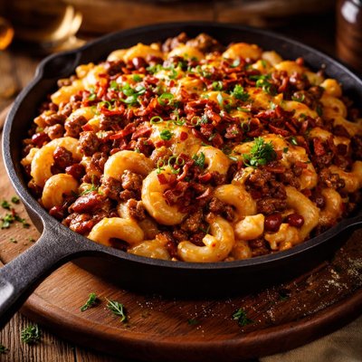 Image of Chili Cheeseburger Mac and Cheese
