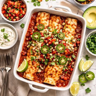 Image of Chili Chicken Enchiladas for 2