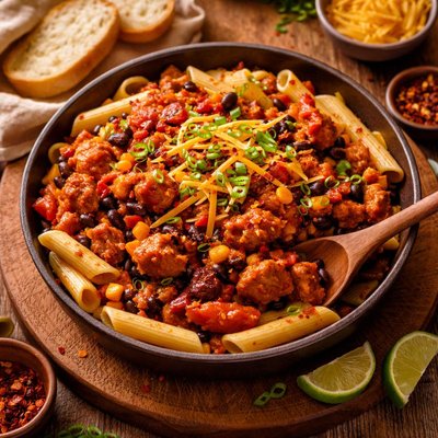 Image of Chili Chicken Pasta Topper