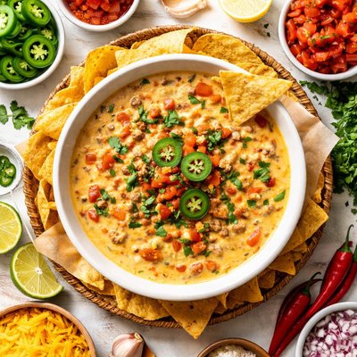 Image of Chili Con Queso Dip or Enchilada Sauce