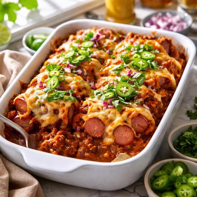 Image of Chili Dog Casserole