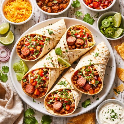Image of Chili Dog Wraps