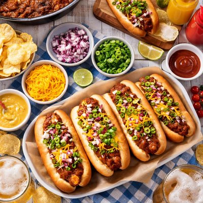 Image of Chili Dogs College Style