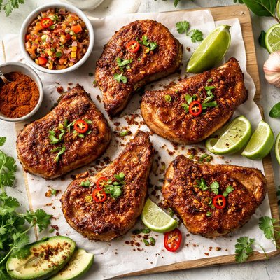 Image of Chili Dusted Pork Chops