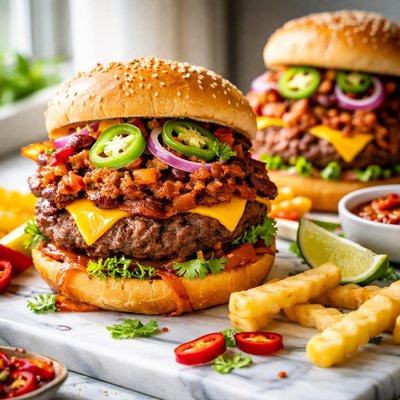 Image of Chili Flavored Hamburgers