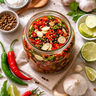 Image of Chili Garlic Vinegar