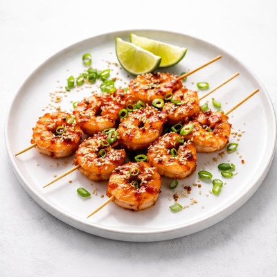 Image of Chili Glazed Shrimp Skewers