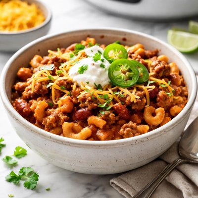 Image of Chili Mac for the Crock Pot