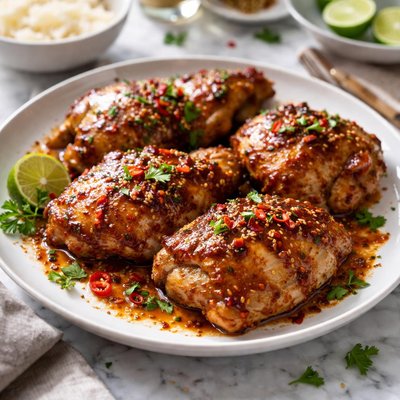 Image of Chili Maple Glazed Dump Chicken Oamc