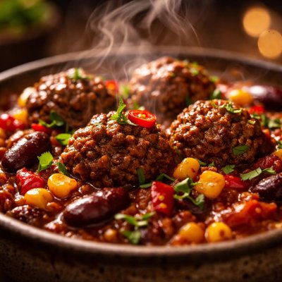 Image of Chili Meatball Supper