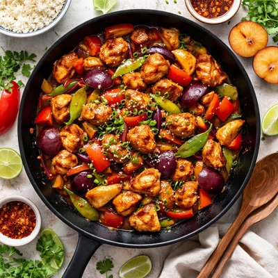Image of Chili Plum Stir Fry Chicken