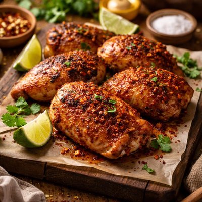 Image of Chili Roasted Chicken Breasts or Thighs