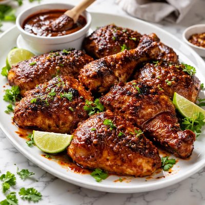 Image of Chili Rubbed Chicken with Barbecue Mop Sauce