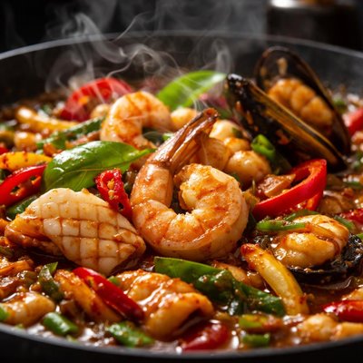 Image of Chili Seafood Stir Fry