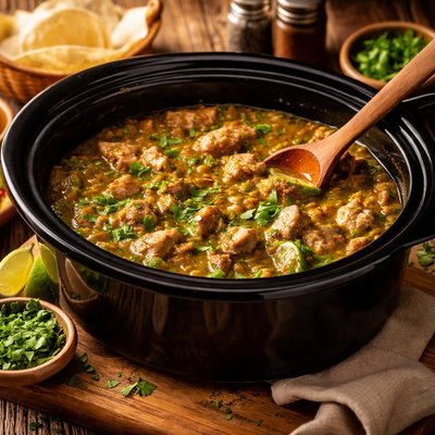 Image of Chili Verde Crock Pot
